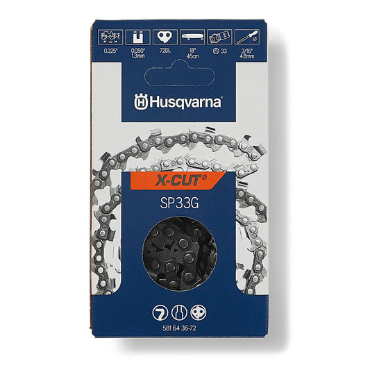 Husqvarna X-Cut SP33G 18 Inch Chainsaw Chain
